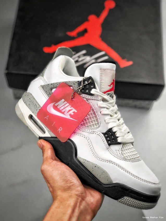 (nike) White OG 840606-192 Cement Air 4 Jordan 0722